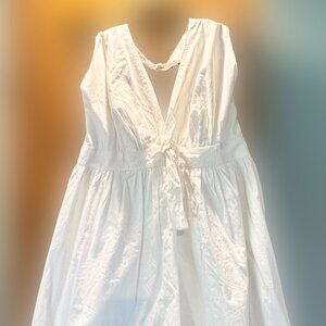 Venus Tie-front halter mini dress NWOT